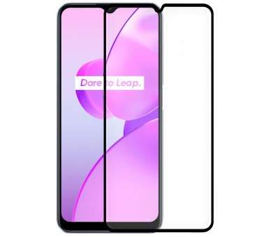 COOL PROTECTOR CRISTAL TEMPLADO   REALME C31 / C35 / C30 / C33 / OPPO A17 (FULL 3D NEGRO)