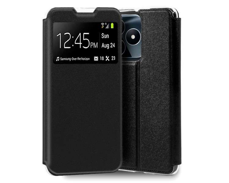 COOL FUNDA  FLIP COVER  REALME C53 / C51 LISO NEGRO