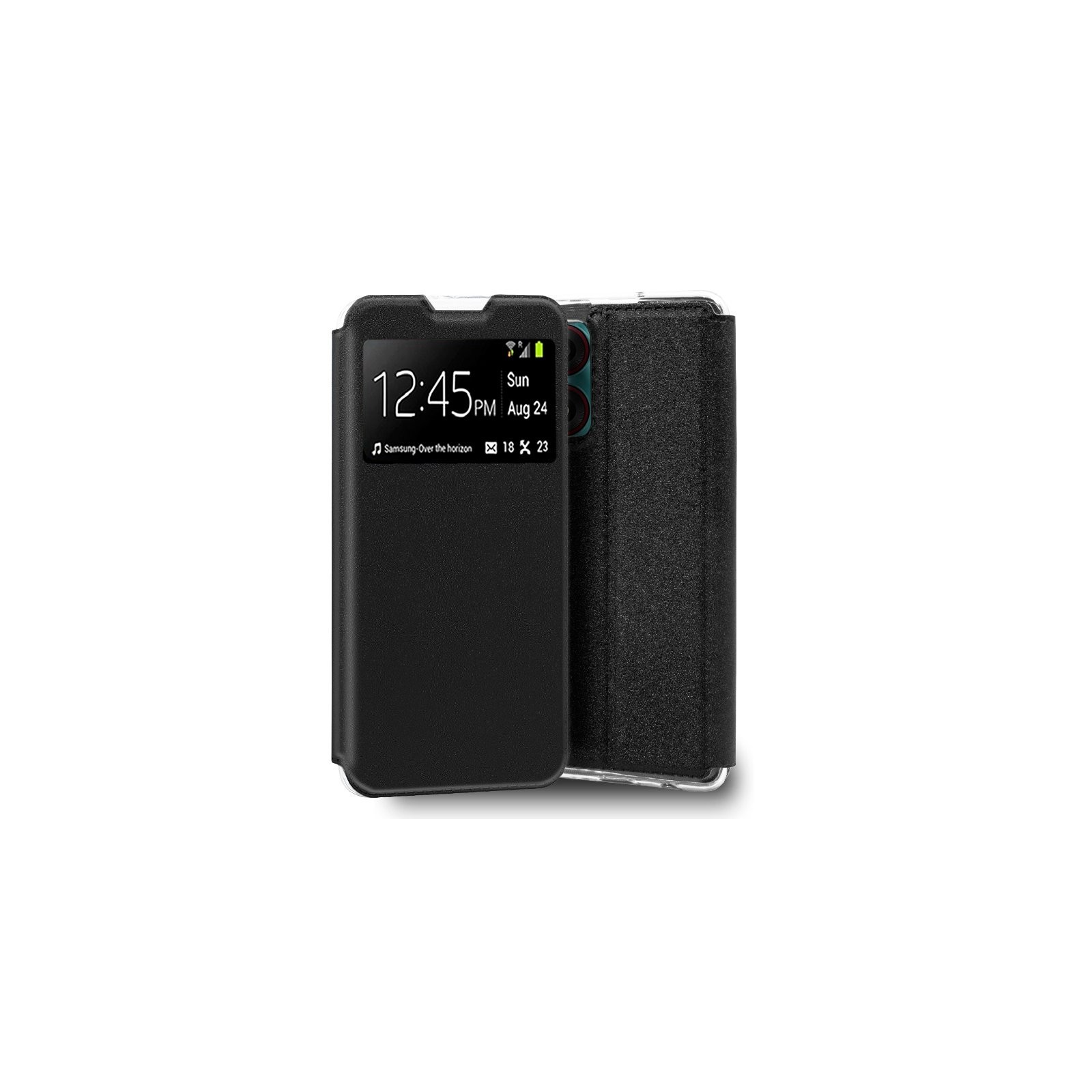 COOL FUNDA  FLIP COVER  ZTE BLADE A34 LISO NEGRO