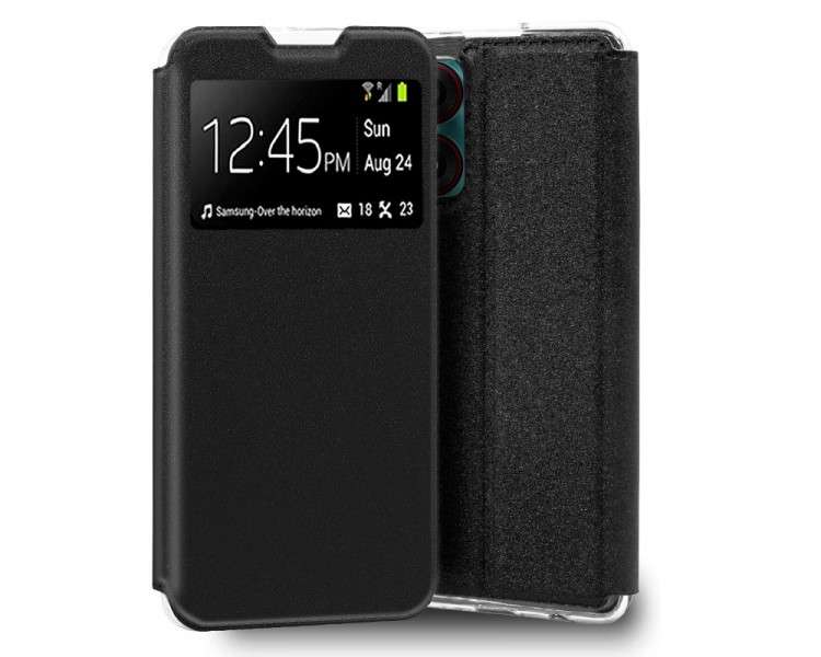 COOL FUNDA  FLIP COVER  ZTE BLADE A34 LISO NEGRO