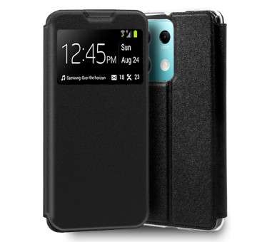 COOL FUNDA FLIP COVER  XIAOMI REDMI NOTE 13 LISO NEGRO