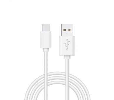 COOL CABLE USB  TIPO-C (1.2 METROS)  2.4 AMP BLANCO