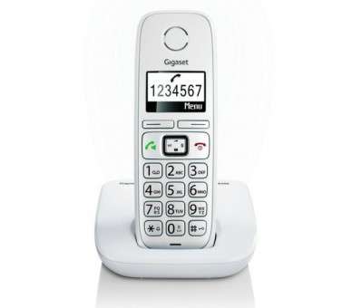 GIGASET TELEFONO DECT E290 TECLAS GRANDES WHITE