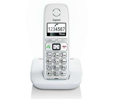 GIGASET TELEFONO DECT E290 TECLAS GRANDES BLACK DUO