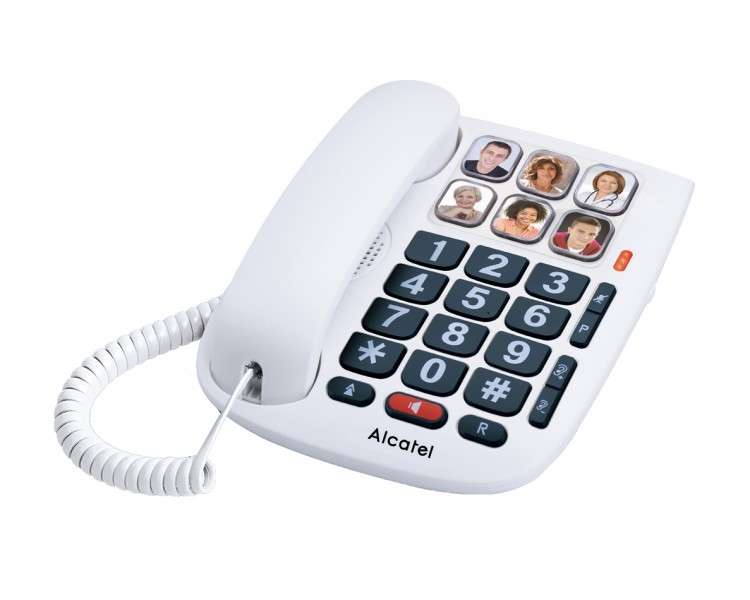 ALCATEL TELEFONO FIJO COMPACTO TMAX10 BLANCO