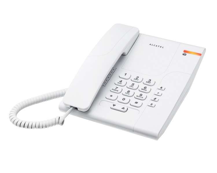 ALCATEL TELEFONO FIJO COMPACTO TEMPORIS 180 BLANCO