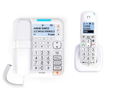 ALCATEL TELEFONO DEC XL785 COMBO WHITE