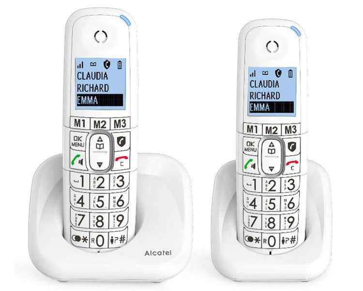 ALCATEL TELEFONO DEC XL785 DUO  WHITE