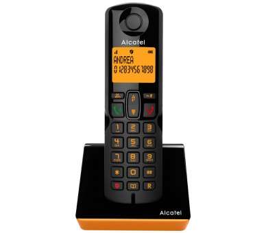 ALCATEL TELEFONO DEC S280  BLACK+ORANGE