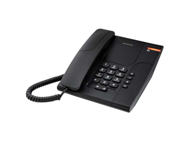 ALCATEL TELEFONO FIJO COMPACTO TEMPORIS 180 BLACK