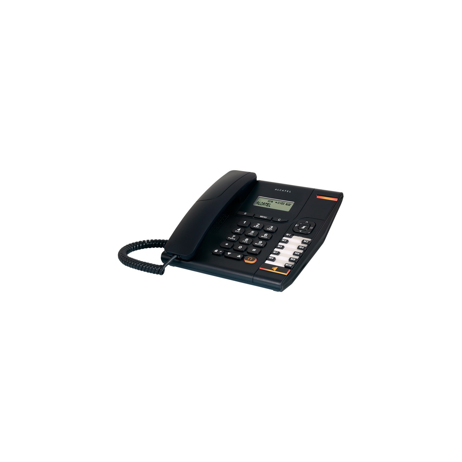 ALCATEL TELEFONO FIJO COMPACTO TEMPORIS 580 BLACK