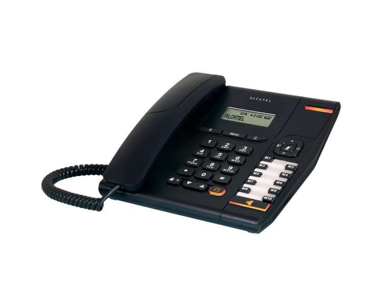 ALCATEL TELEFONO FIJO COMPACTO TEMPORIS 580 BLACK