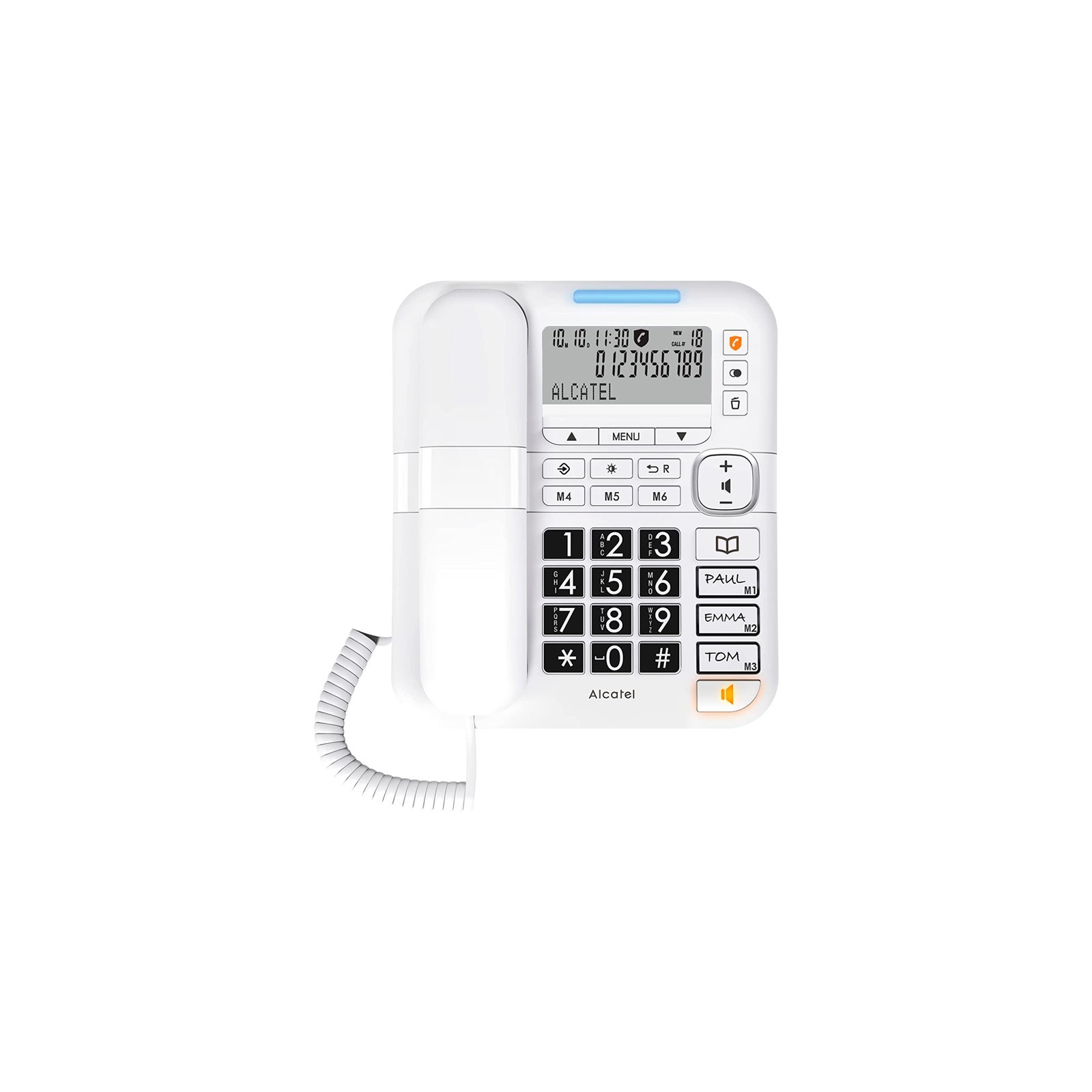 ALCATEL TELEFONO FIJO COMPACTO TMAX70 BLANCO