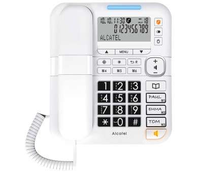 ALCATEL TELEFONO FIJO COMPACTO TMAX70 BLANCO