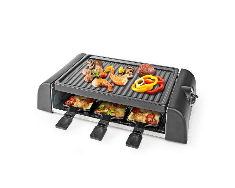 NEDIS GOURMET / RACLETTE | GRILL | 6 PERSONAS | ESPATULA | AJUSTE DE TEMPERATURA