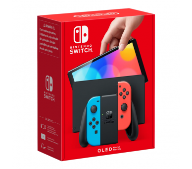 NINTENDO SWITCH (VERSIÓN OLED) AZUL NEÓN/ROJO NEÓN