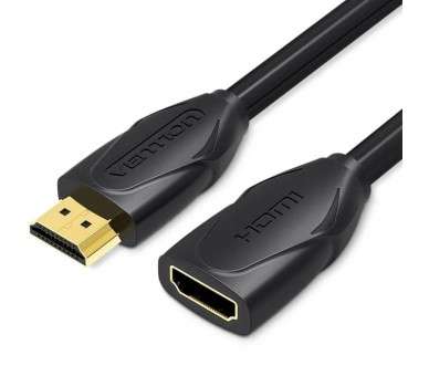 ph2Vention Cable Alargador Hdmi Negro h2pCable HDMI 14 Tipo de conector HDMI macho A HDMI hembra A pbr p