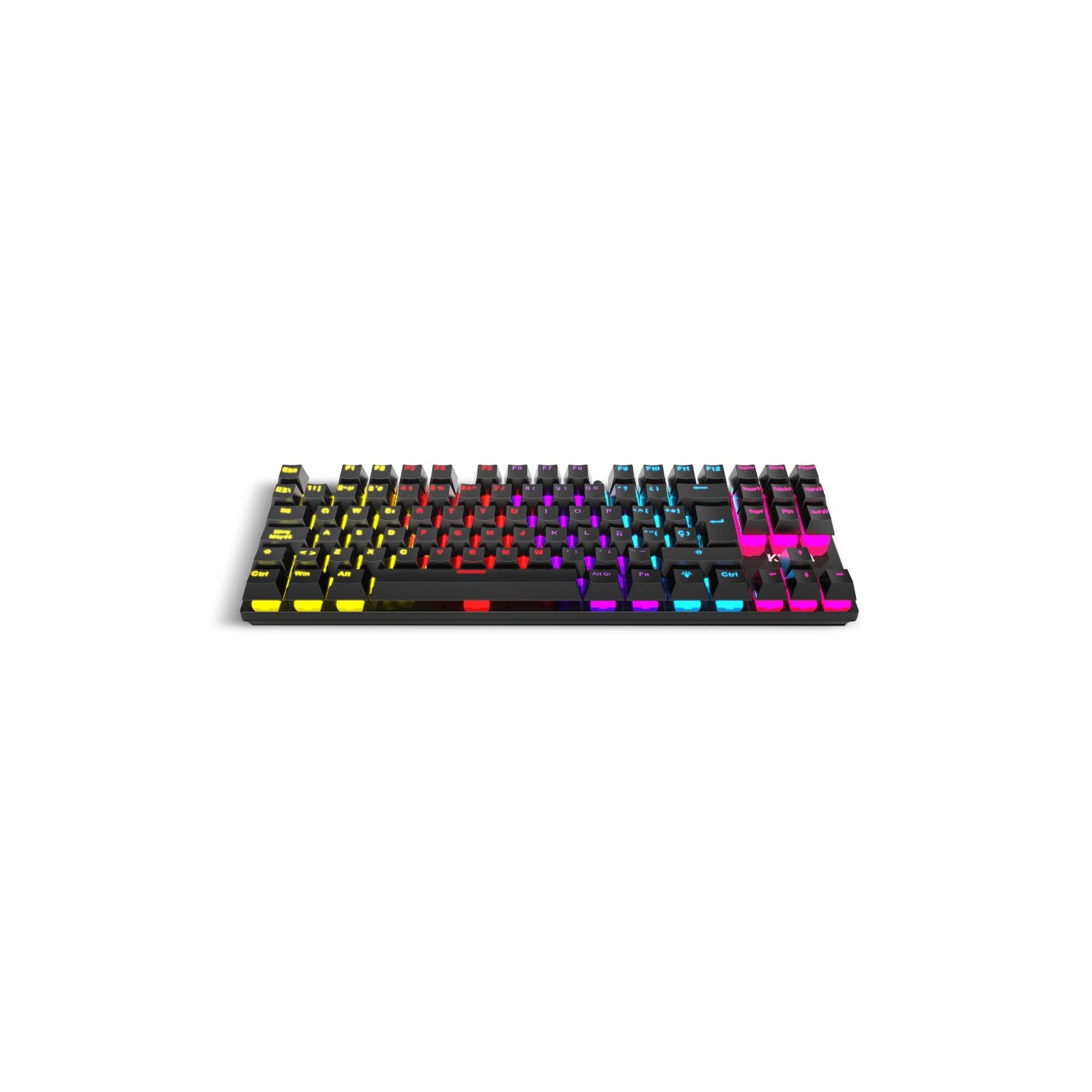 Teclado gaming krom kasic tkl rainbow