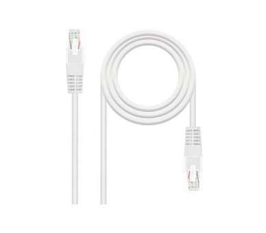 CABLE RED UTP CAT5E RJ45 NANOCABLE 2M BLANCO