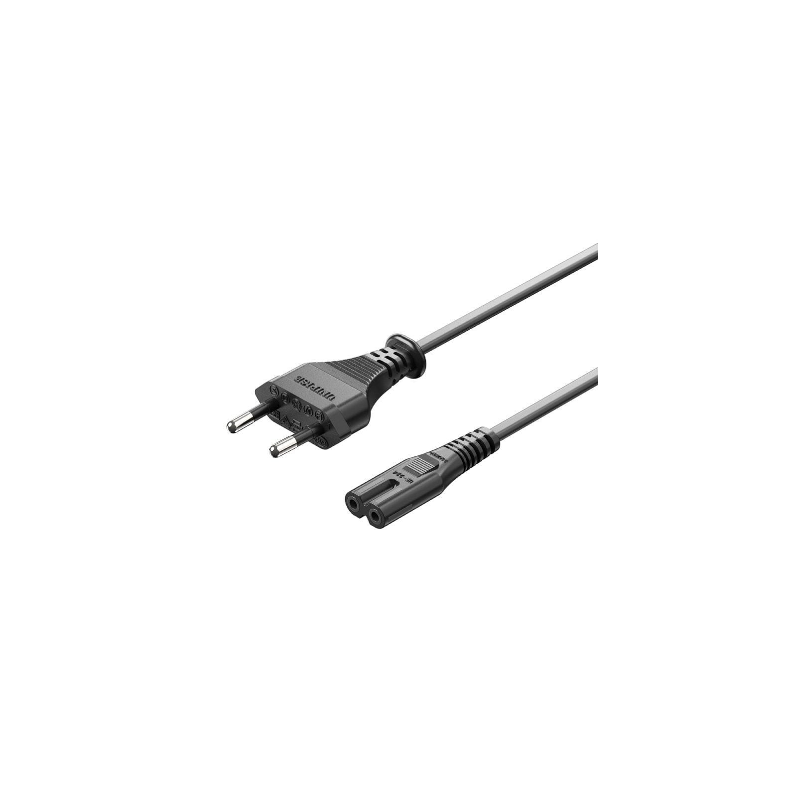 h2Cable de alimentacion de 2 clavijas Conector C7 de 18 M Enchufe de la UE h2divullibEspecificaciones b liliTipo Cable de Alime