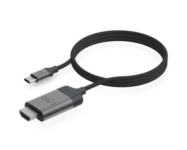 h2Adaptador HDMI 4K Cable 2m HDR h2ppEl cable adaptador HDMI LINQ se instala rapidamente y sin esfuerzo solo conectelo y listo 