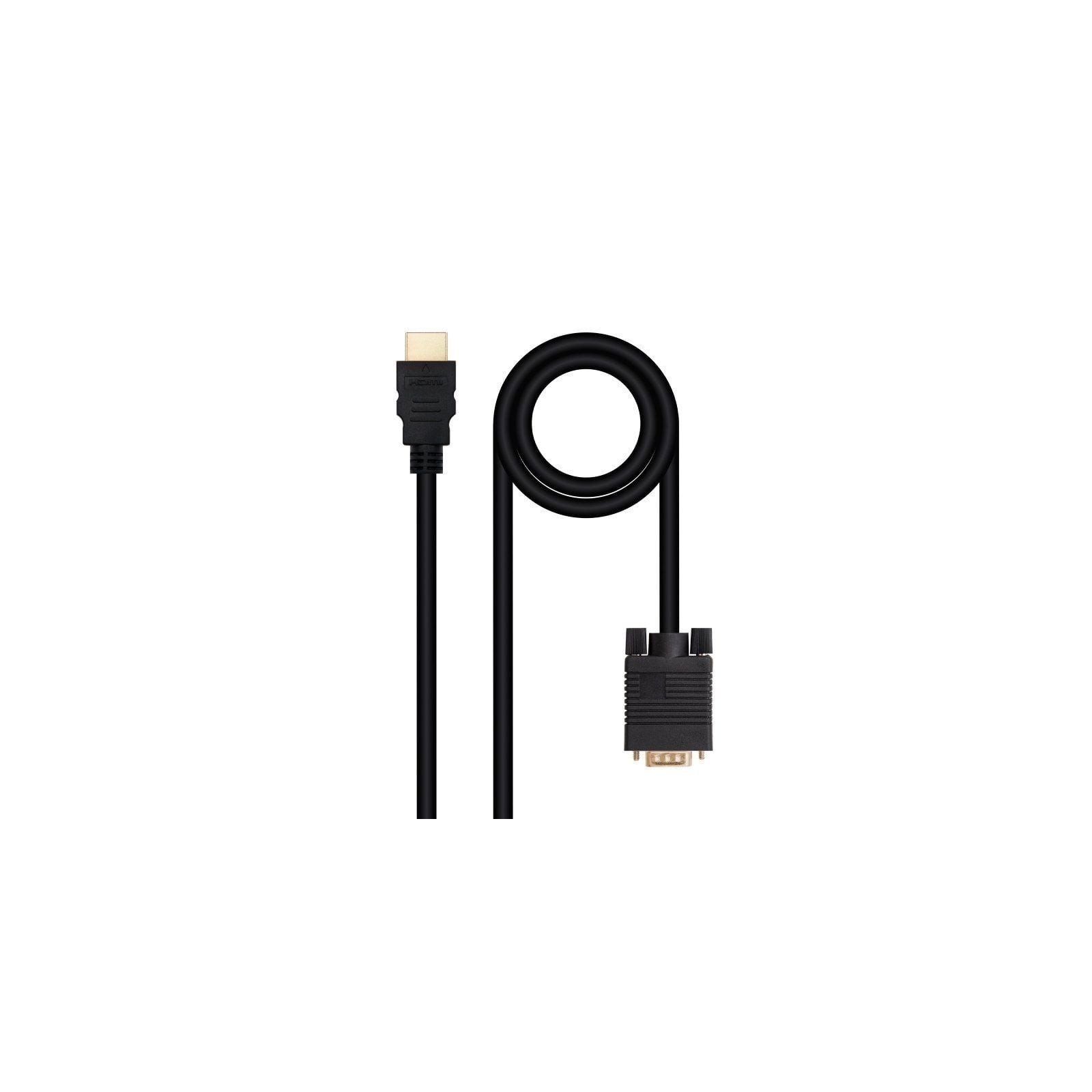 pul libEspecificacion b li liCable conversor HDMI a SVGA con conector HDMI macho en un extremo y conector D sub HDB15 macho li 