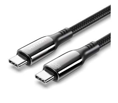 ph2VENTION Algodon trenzado USB 20 C Macho a C Macho 5A h2Cable trenzado de algodon USB 20 C macho a C macho 5A ppbr ppbrh2Espe