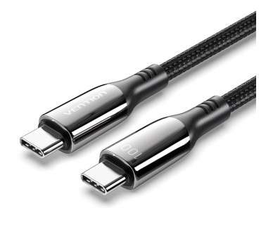 ph2VENTION Algodon trenzado USB 20 C Macho a C Macho 5A h2Cable trenzado de algodon USB 20 C macho a C macho 5Abr ppbr pph2Espe