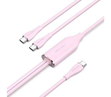 pul libEspecificaciones b li liTipo de cable USB li liConexiones USB Tipo C Macho 2 x USB Tipo C Macho li liColor Rosa liliLong