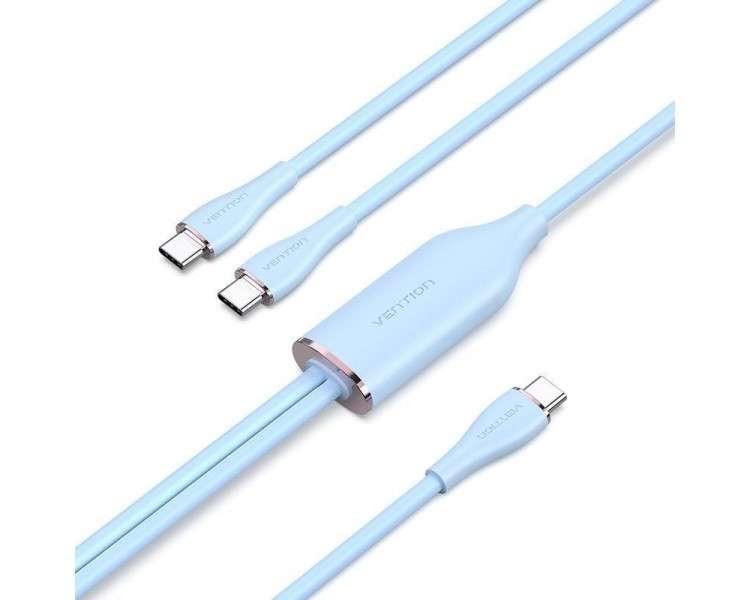 pul libEspecificaciones b li liTipo de cable USB li liConexiones USB Tipo C Macho 2 x USB Tipo C Macho li liColor Azul liliLong