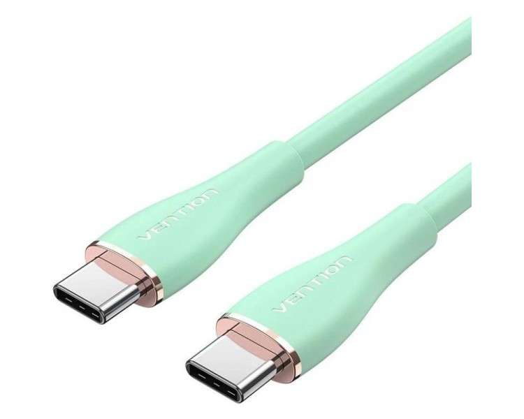 ph2Vention USB C 20 Silicona Durable 5A Cable 15 m Verde Claro h2divbr divullibEspecificaciones b liliTipo Cable de conexion li