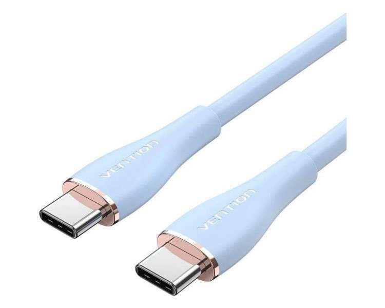 pph2Vention USB C 20 Silicona Durable 5A Cable 15 m Azul Claro h2divbr divullibEspecificaciones b liliTipo Cable de conexion li