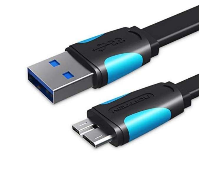 ph2Vention VAS A12 B150 USB30 A a Micro B macho h2pLos conectores de alta calidad el blindaje trenzado y los nucleos de ferrita