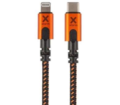 h2Cable Xtreme USB C a Lightning 15 metros h2p ppEstos cables Ultra Strong Xtorm estan disenados para durar y ofrecen una garan