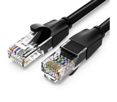 h2Cable RJ45 Vention IBEBS Cat6 UTP 25m negro h2pbr pppullibEspecificaciones b liliClase de cable liliUTP liliCategoria Etherne