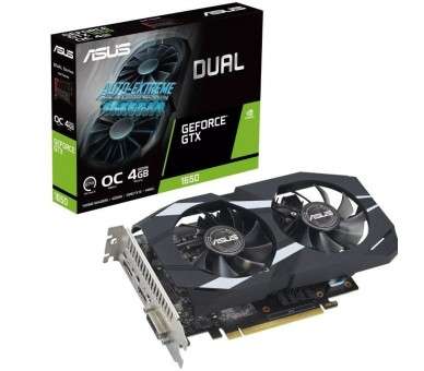 h2La ASUS Dual GeForce GTX 1650 OC Edition 4GB GDDR6 EVO h2p pp pulliLa ASUS Dual GeForce GTX 1650 esta disenada con el rendimi