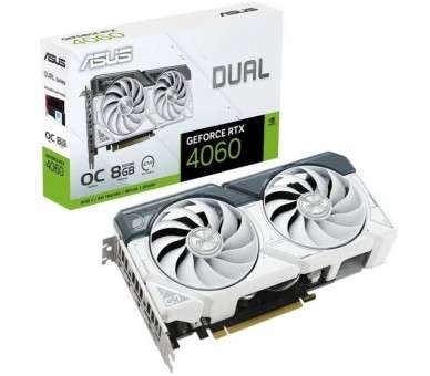 h2ASUS Dual GeForce RTX 4060 OC White Edition 8GB GDDR6 Gaming h2p ph2GeForce RTX Serie 40 La plataforma definitiva para jugado