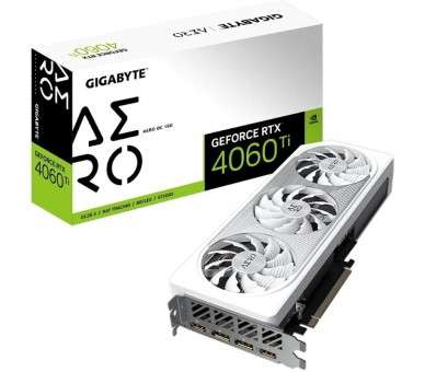 h2GeForce RTX8482 4060 Ti AERO OC 16G h2p pp pulliCon tecnologia NVIDIA DLSS 3 arco ultraeficiente de Ada Lovelace y trazado de