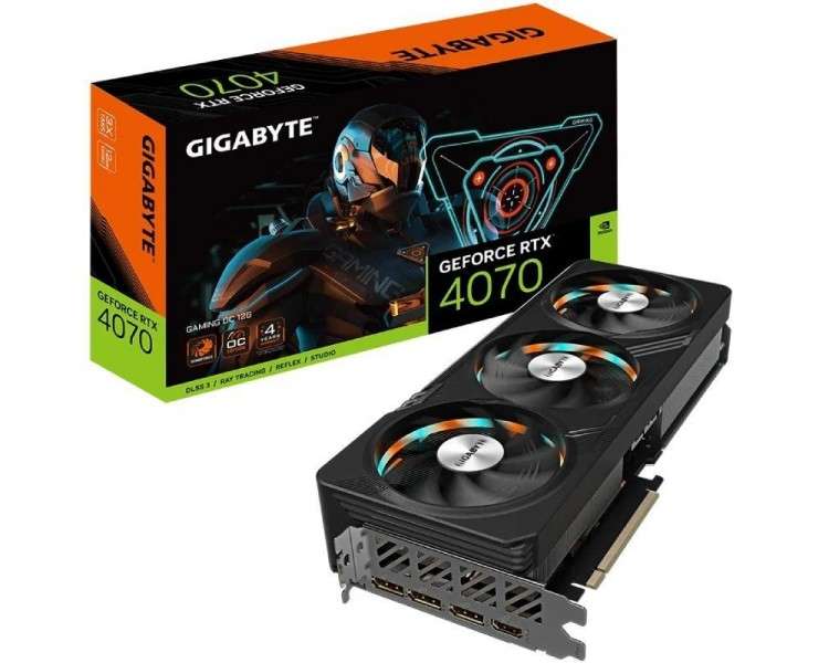 h2GeForce RTX8482 4070 GAMING OC 12G h2p pp pulliCon tecnologia NVIDIA DLSS 3 arco ultraeficiente de Ada Lovelace y trazado de 