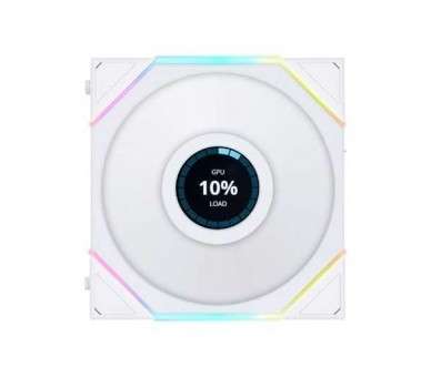 VENTILADOR 140X140 LIANLI UNIFAN TL LCD REVERSE WHITE