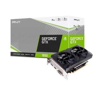 ph2PNY GeForce GTX8482 1650 4GB VERTO8482 GDDR6 con doble ventilador h2La GeForce GTX 1650 esta disenada con el rendimiento gra