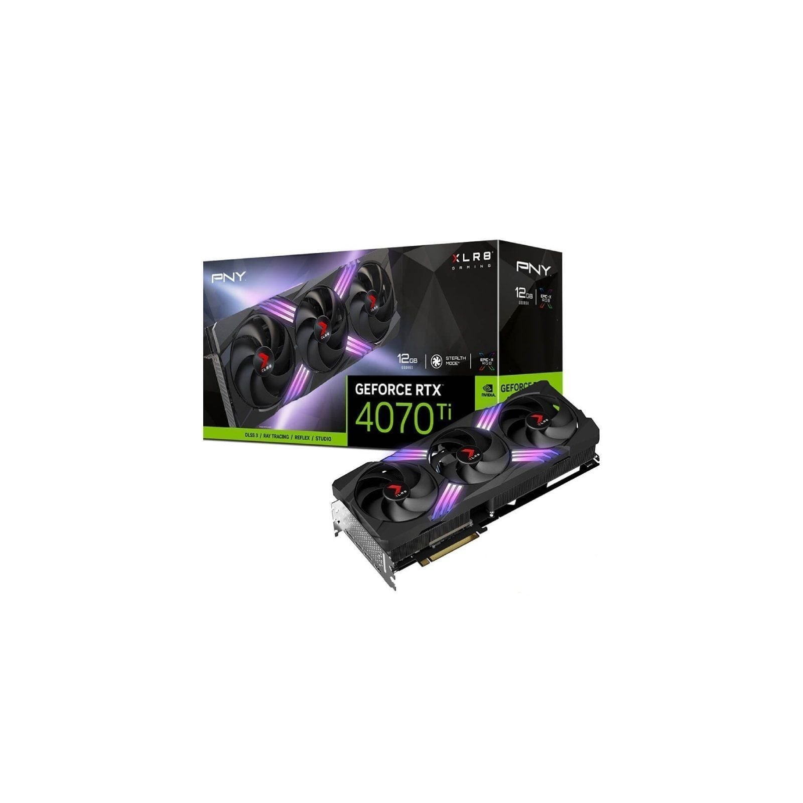 h2PNY GeForce RTX 4070 Ti 12GB XLR8 Gaming Verto Triple Fan h2divPreparate para jugar y crear de manera estelar con NVIDIA GeFo