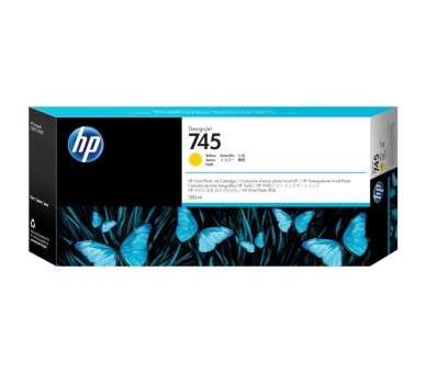 h2HP 745 300ml DesignJet Yellow Ink Cartridge F9K02A h2divProduzca graficos impresionantes y de alto impacto la tinta roja crom