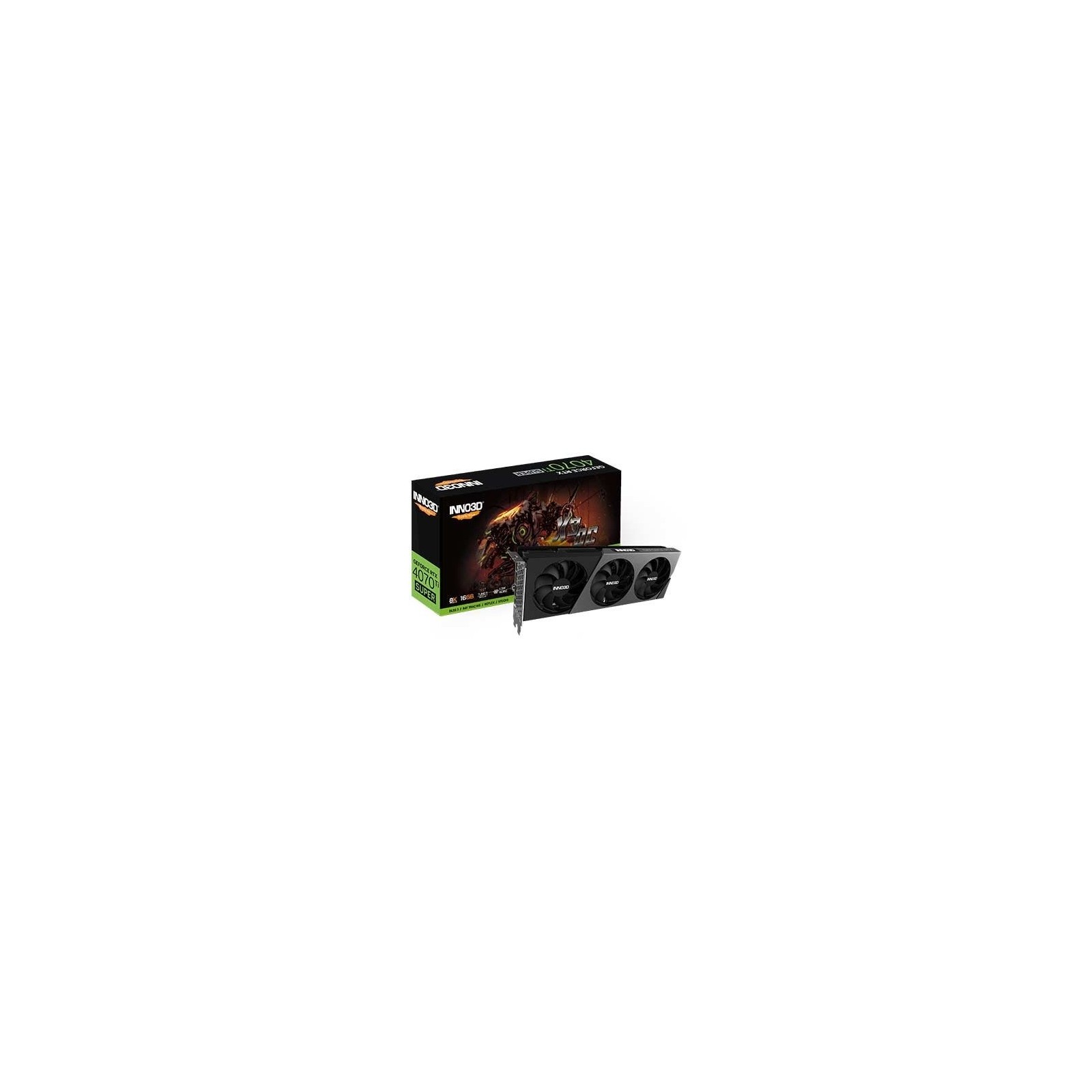 TARJETA GRaFICA INNO3D RTX 4070 TI SUPER X3 OC 16GB