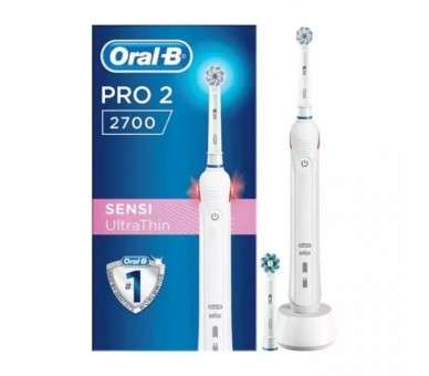 pOral B PRO 2 El mango liso del cepillo electrico PRO 2 te ayuda a cepillarte segun las recomendaciones de tu dentista te ayuda