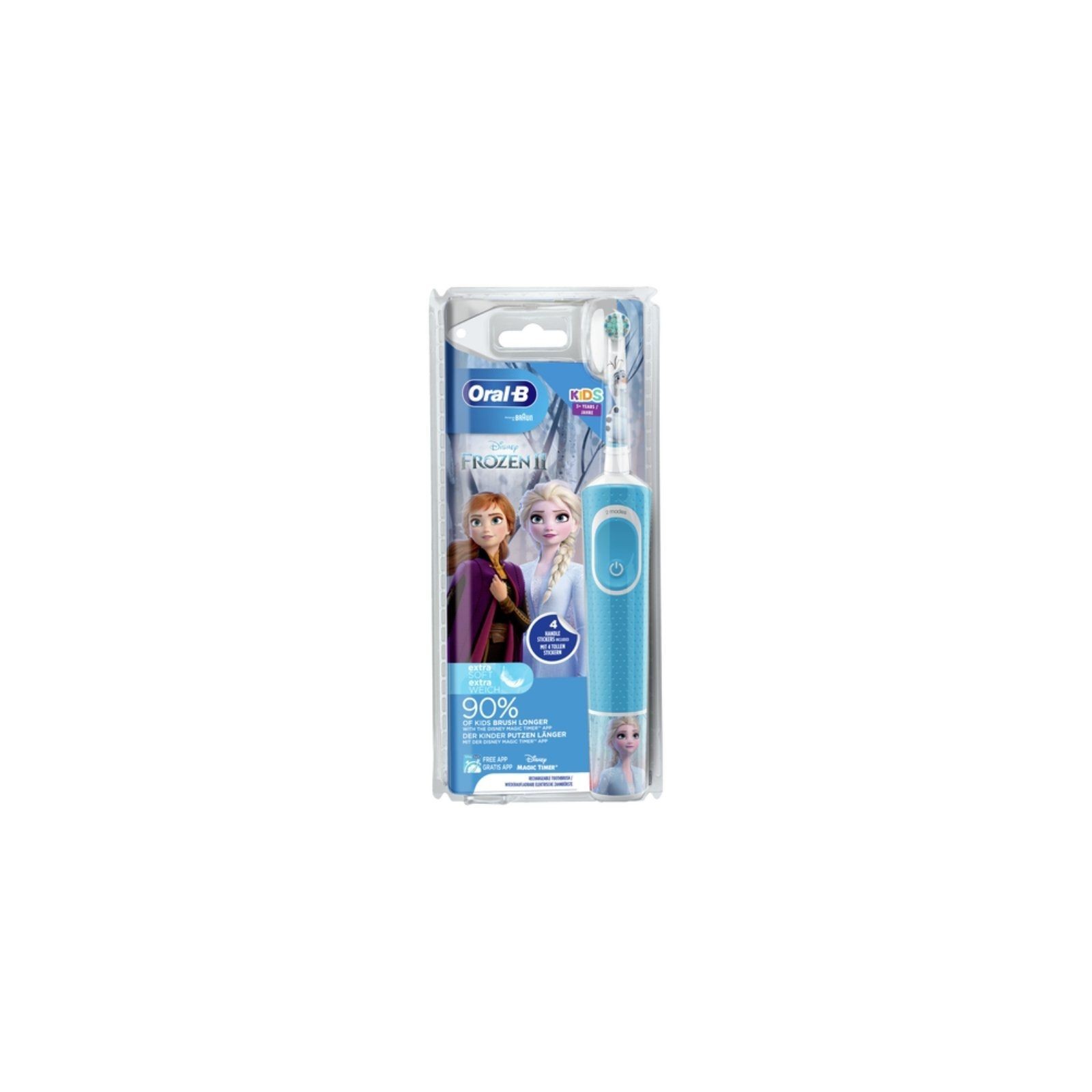 ph2Oral B Vitality 100 Kids Frozen h2p pulliEste cepillo de dientes electrico tiene 2 modos liliEl 90 de los ninos se cepillan 