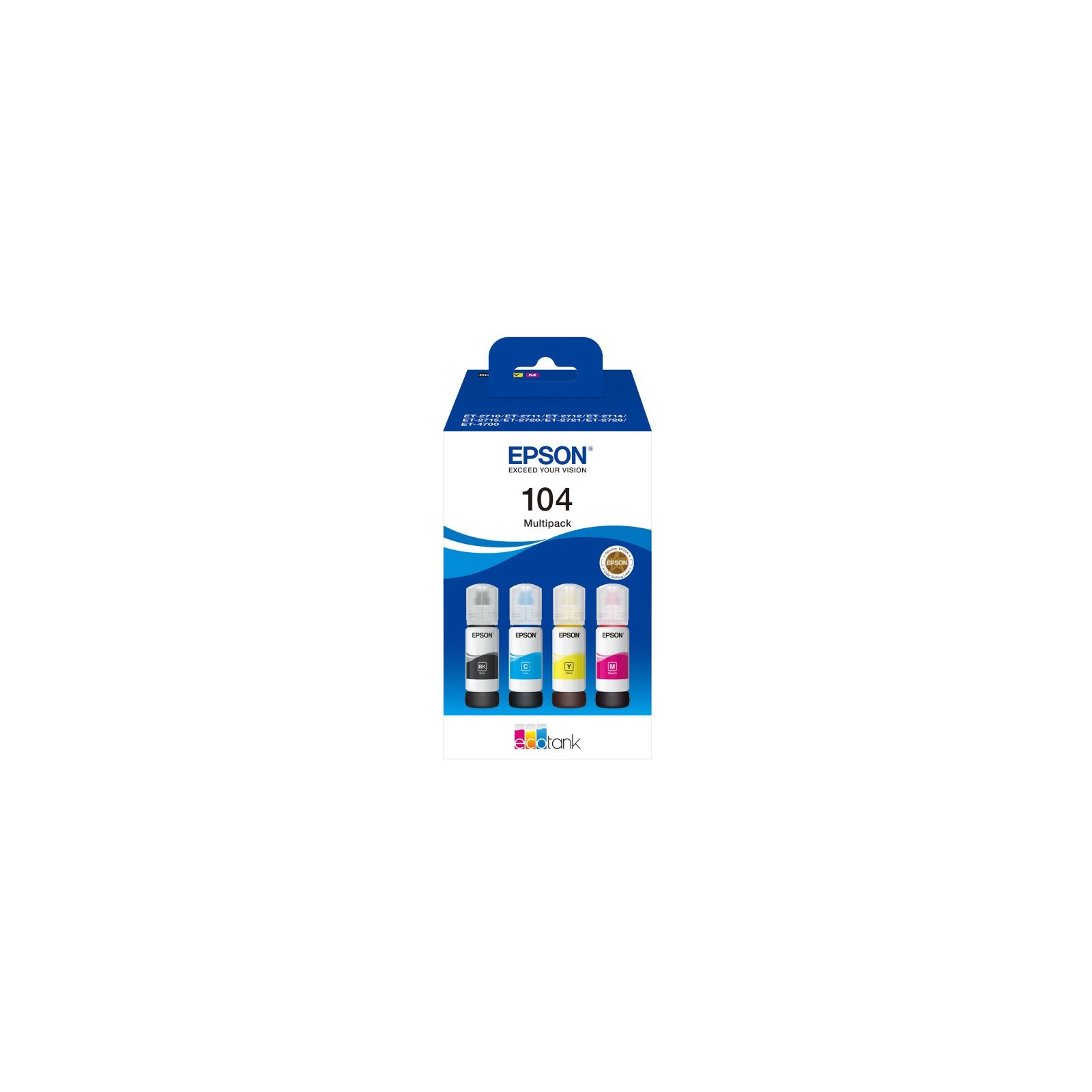 Multipack botellas epson ecotank 104 negro