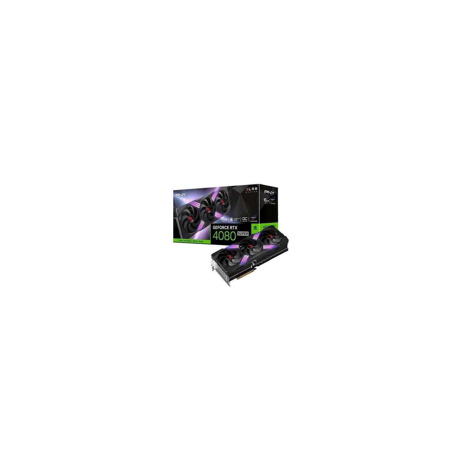 TARJETA GRaFICA PNY RTX 4080 SUPER 16GB ARGB VERTO OC DLSS