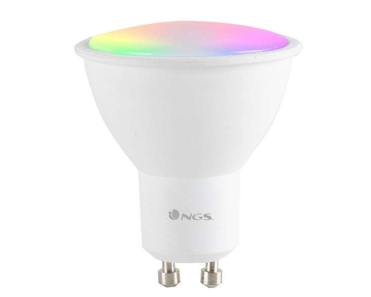 pDale un toque de color a los dias mas grises iluminando tu hogar gracias a NGS Gleam 510 La nueva bombilla de 5W inteligente e