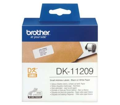 Brother Etiquetas DK11209 Direccion 29x69 mm 800 u